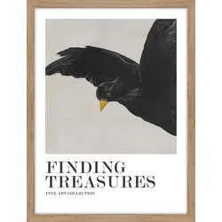 Kunstdruck FINDING TRESURES (LBH 30x40x2 cm) - LBH 30x40x2 cm