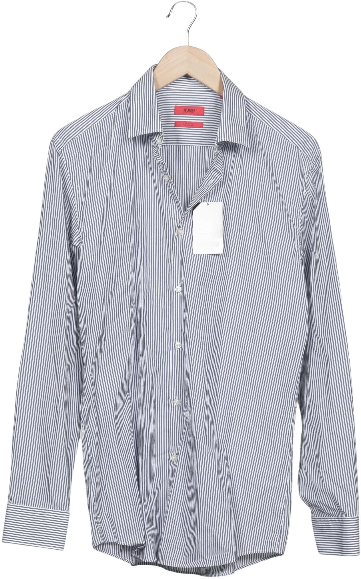 Hugo by Hugo Boss Herren Hemd, Mehrfarbig, Gr. 41, Baumwolle - Second Hand
