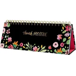 Sigel Wochenplaner Jolie (EN) undatiert 1 Woche/2 Seiten Flower Love 30x11,4cm
