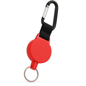 Webbomb Schlüsselanhänger 6802, rot, Kunststoff, Jojo mit Karabiner, Stahlseil, 70cm, 1 Stück