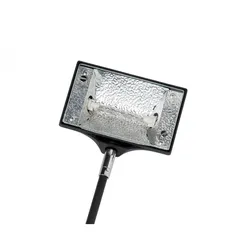Wand Licht Halogen 150 Watt Schwarz
