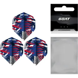 3er Pack GOAT Darts Curveball Flights blue/red/silver