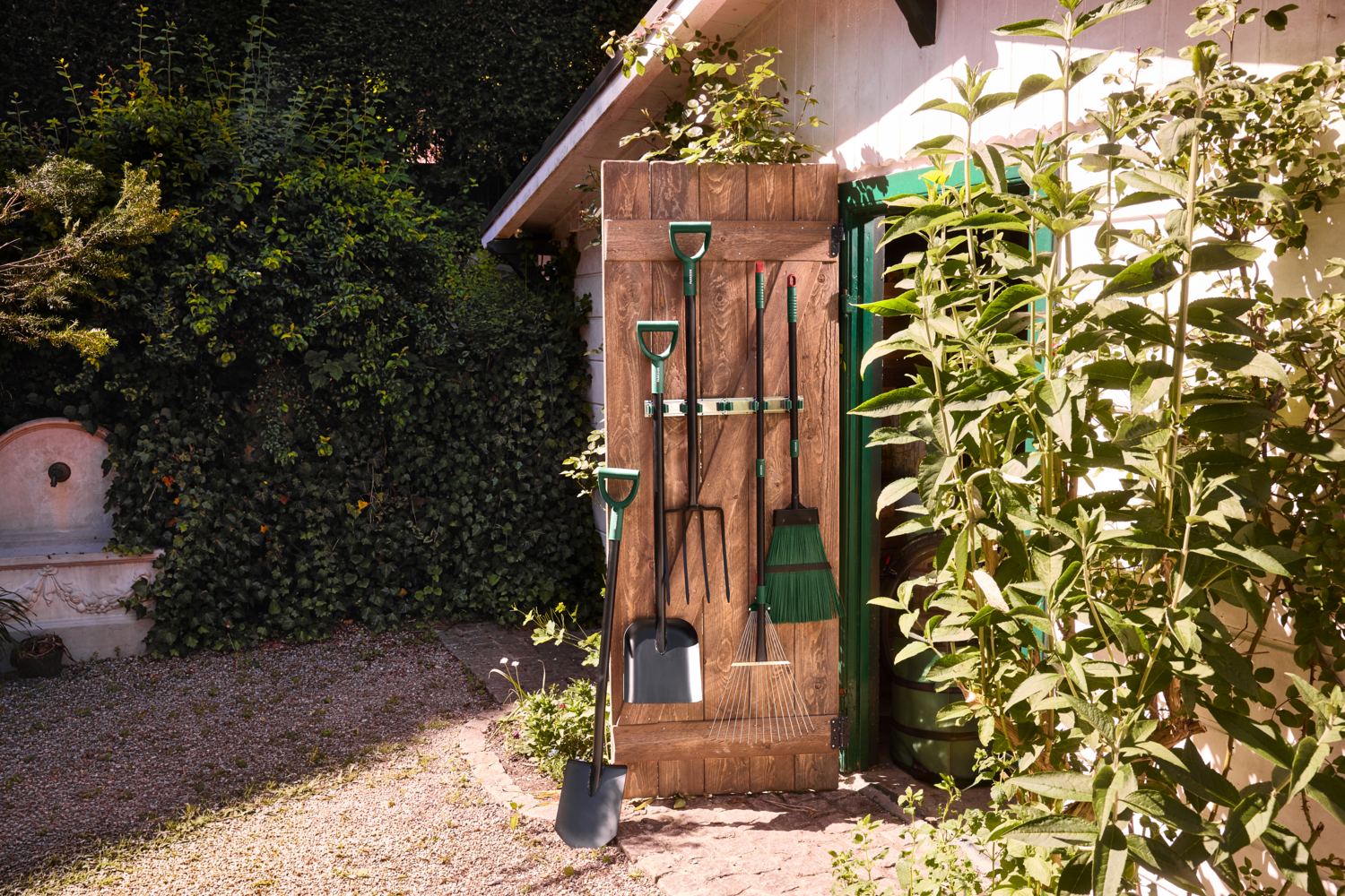 PARKSIDE® Gartengeräte-Set »Spitzspaten, Schaufel & Grabegabel«, 3-teilig