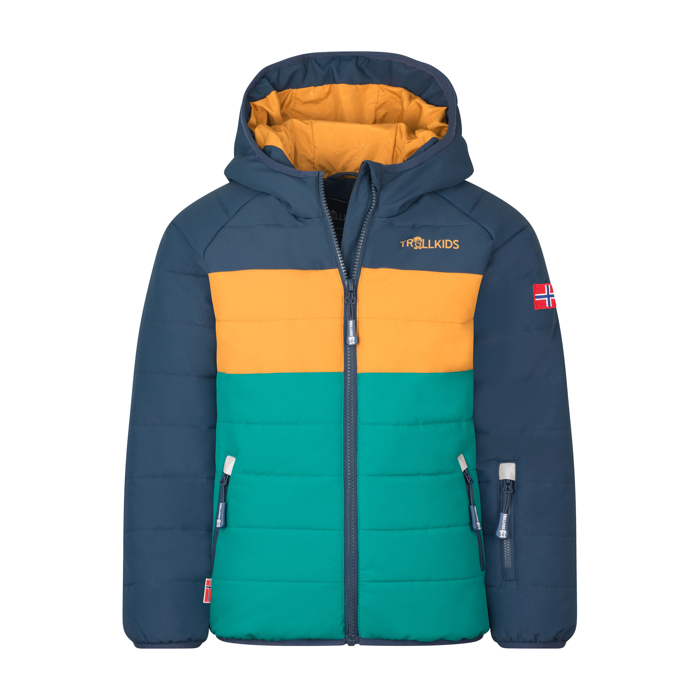Trollkids Hafjell Snow Pro Kinder Isolationsjacke blau Größe 98 Skifahren Elastisch