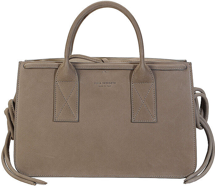 JULIA SKERGETH Ledertasche - Schultertsache TAKAWAY BAG Large braun EG