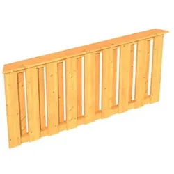 Skan Holz Brüstung Deckelschalung zu Pavillion Colmar-Größe 3 naturbelassen