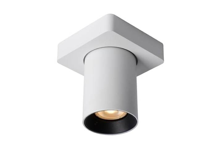 LUCIDE NIGEL - Spot plafond - LED Dim to warm - GU10 (MR16) - 1x5W 2200K/3000K - Blanc