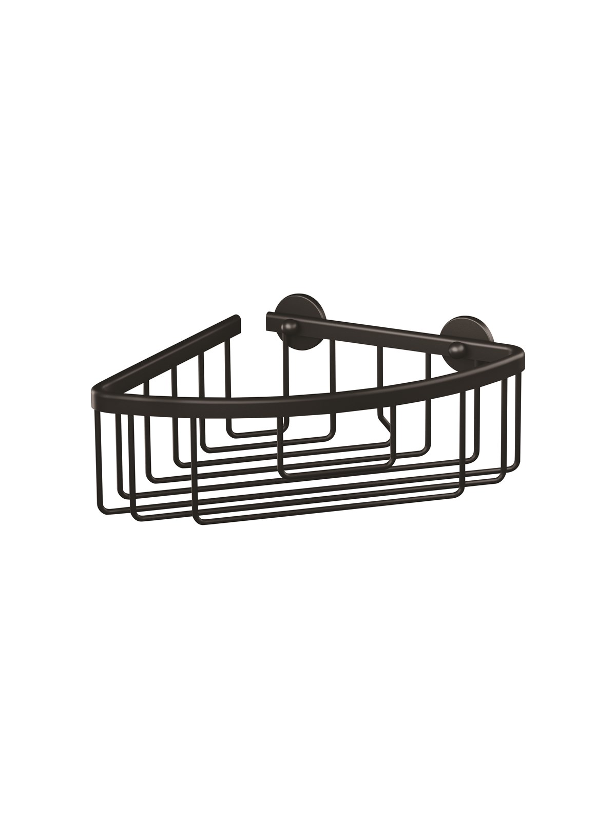 tesa Aluxx Black corner basket self-adhesive
