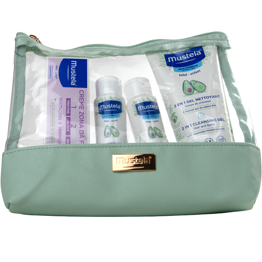 Mustela Travel Bag with the Indispensable Menta