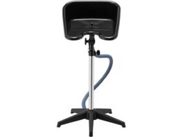 VEVOR Bac à Shampoing sur Pied, Lavabo Lave Cheveux avec Hauteur et Angle Réglables, Tuyau de Vidange, Évier Lavage de Salon Léger pour Laver Cheveux, Centre de Spa, Salon de Coiffure et de Beauté
