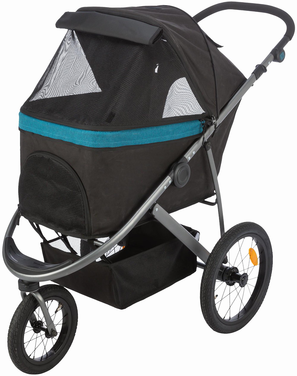 TRIXIEHEIMTIERBEDARF Buggy 60x112x120cm12,5kg,schw/petrol 16945375