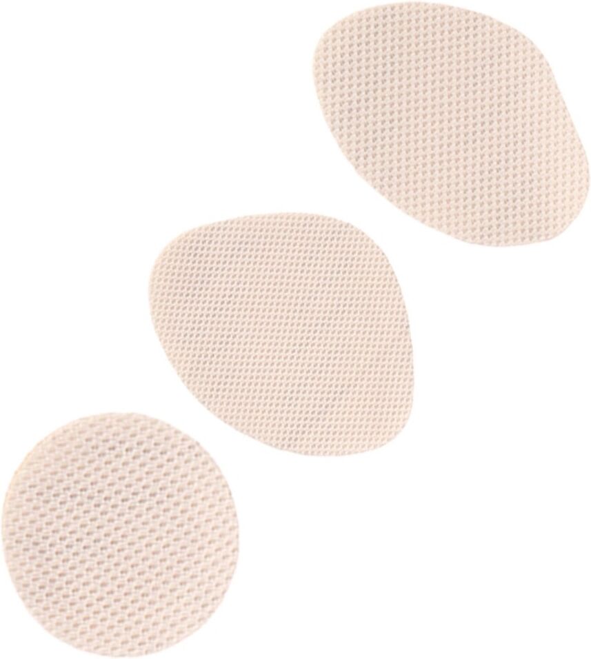 INF Selbstklebende atmungsaktive Schuhreparatur-Flicken 30er-Pack – Polyester-Baumwolle, flexible Mesh-Flicken für Beige