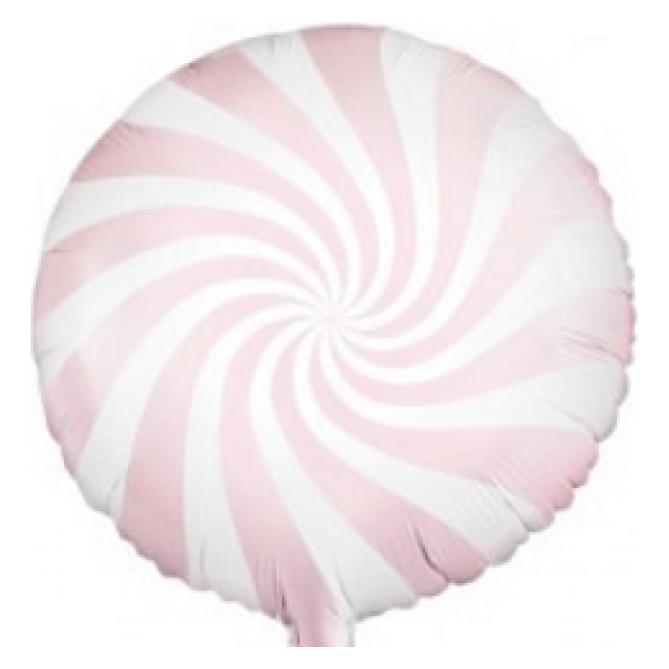 Partydeco Folienballon Candy Rosa (1x) (FB20P-081J)