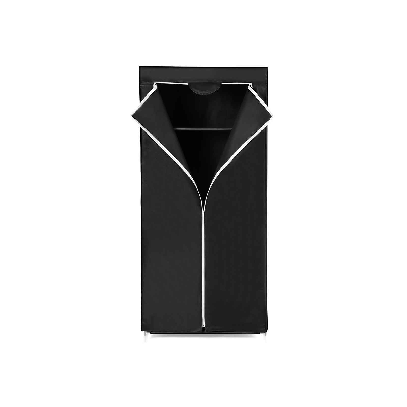 SONGMICS Stoffschrank 160 x 75 cm Schwarz RYG83H
