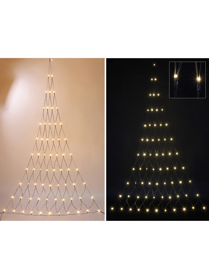 Hollybell LED-Lichternetz in Warmweiß - (L)175 x (B)120 cm - onesize