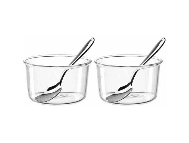 Schalen-Set Leonardo Transparent Glas D 9 cm 4 Stk - Schalen-Set