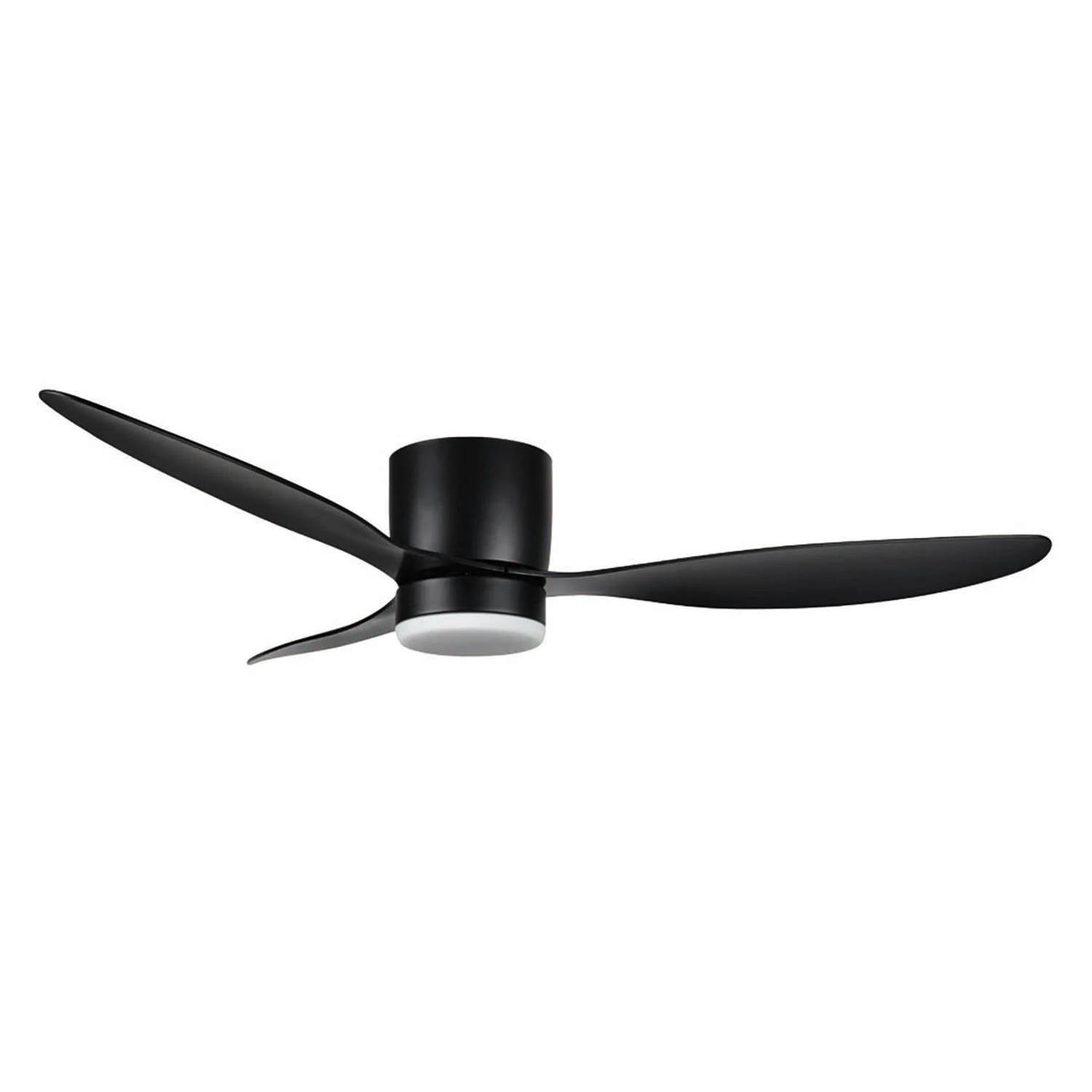 Freelight Brezza Plafondventilator met LED-verlichting, zwart, Ø 132 cm