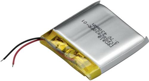 Renata ICP582930PR-01 Spezial-Akku Prismatisch Kabel LiPo 3.7V 450 mAh 1St.