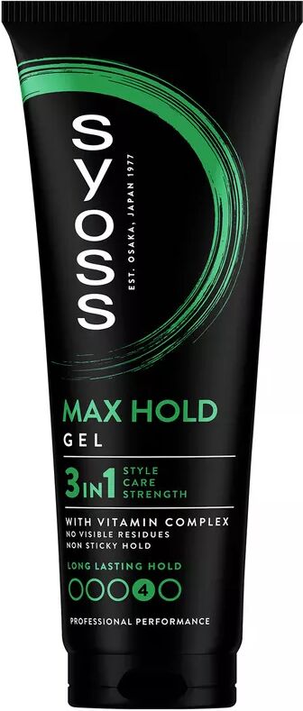 Syoss - Power Hold Gel, Max Hold, 250 ml