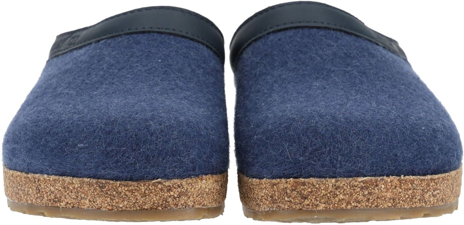 Hausschuh HAFLINGER "Haflinger Hausschuhe Filz", Damen, Gr. 41, jeans, Filz, Schuhe Hausschuh