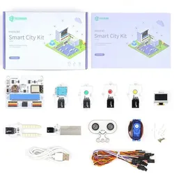 ELECFREAKS micro:bit Smart City Kit, 17-teiliges IoT Lern-Set, ohne micro:bit Board