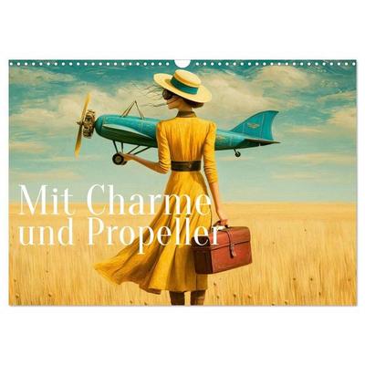 Mit Charme und Propeller (Wandkalender 2027 DIN A3 quer), CALVENDO Monatskalender