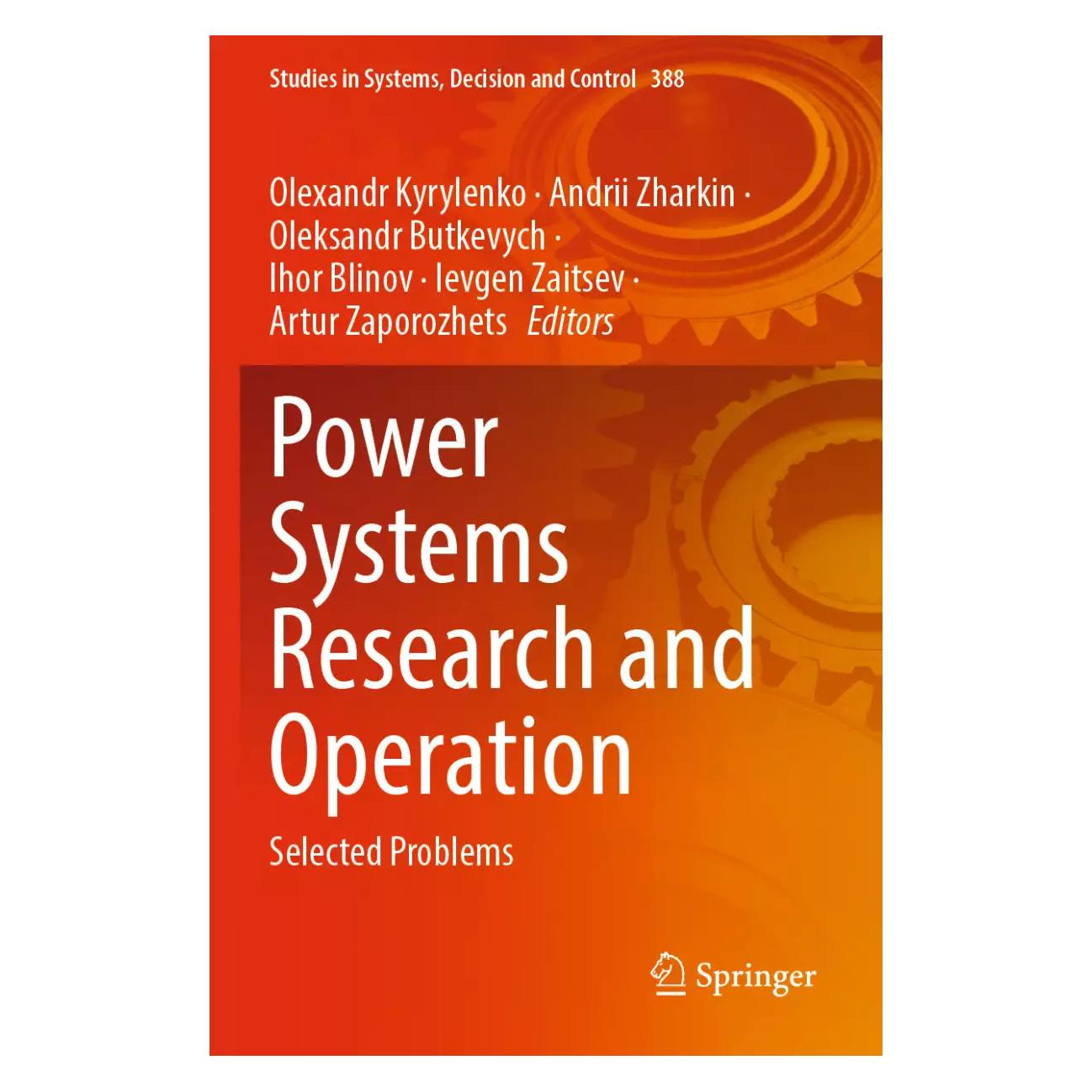 Springer Power Systems Research and Operation (Englisch, Softcover, Andrii Zharkin, Artur Zaporozhets, Ievgen Zaitsev, Ihor Blinov, Olexandr Kyrylenko) (38987750)