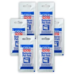 6x Schmiermittel LIQUI MOLY 3139 Batterie-Pol-Fett Spezial Fett Anti Korrosion 10g