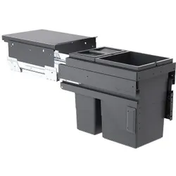 Hailo Abfallsammler 3610871 CB Slide Cargo-Basic 15 + 10 Liter