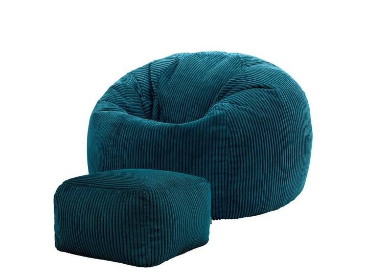 SITZSACK Klassisch + Hocker, Cord