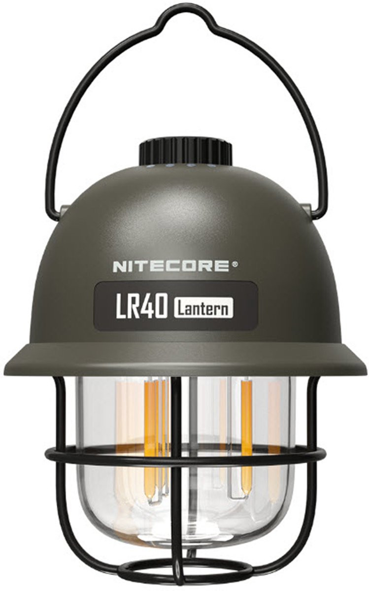 Nitecore LR40 Oplaadbare LED Lantaarn Retro Stijl Army Green