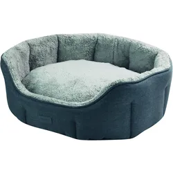 NOBBY Komfort Bett oval LICA Komfort Bett oval LICA grau 65 x 57 x 22 cm