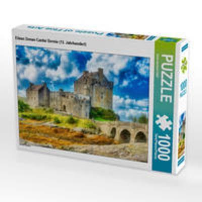 CALVENDO Puzzle Eilean Donan Castle/ Dornie (13. Jahrhundert) | 1000 Teile Lege-Größe 64x48cm Foto-Puzzle für glückliche Stunden