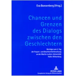 Chancen und Grenzen des Dialogs zwischen den Geschlechtern, Fachbücher von Eva Boesenberg