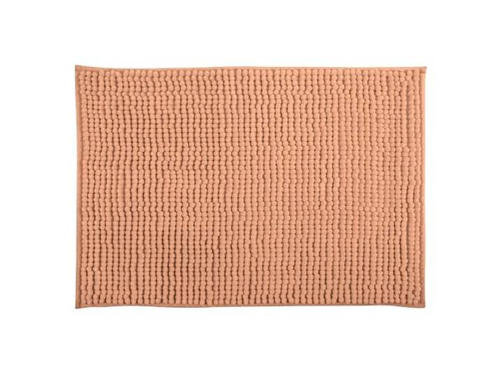 MSV Badematte aus weichem Mikrofaser-Chenille in Pfirsich