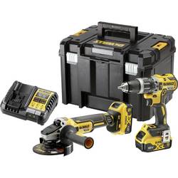 DEWALT DCK2080P2T-QW DCK2080P2T-QW Werkzeugset Akku-Schlagbohrschrauber, Akku-Winkelschleifer, Akku, Akku-Ladegerät 6teilig