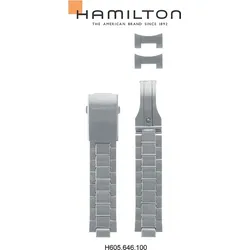 Hamilton - Khaki Chrono Auto + Band-set Edelstahl H695.646.100 - silber