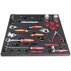 Werkzeugset Unior SOS Antriebsstrang rot, 29-teilig - SET2-2600AC-US