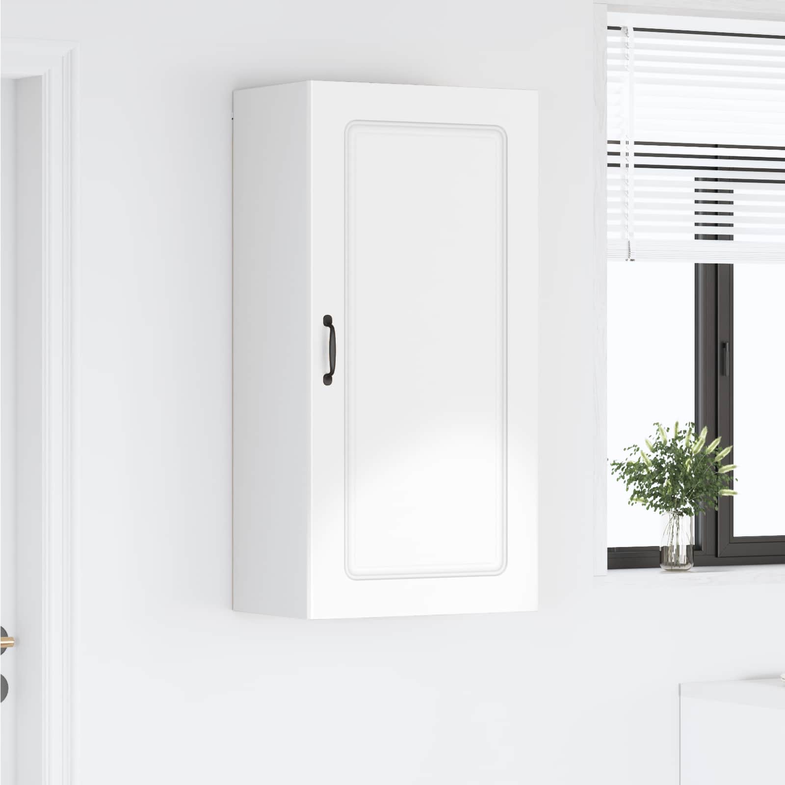 vidaXL Panneau de lave-vaisselle KALMAR Blanc brillant