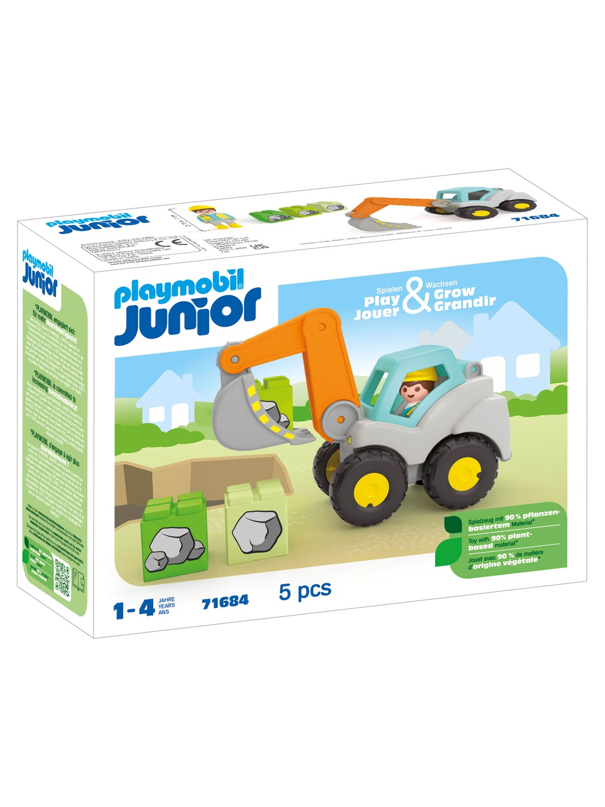 Playmobil 1.2.3 - JUNIOR: Schaufelbagger