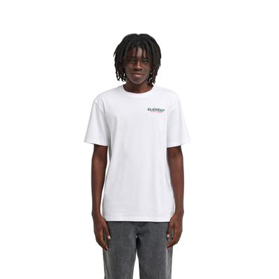 T-Shirt ELEMENT "Magic Hikes", Herren, Gr. S, weiß (optic weiß), Obermaterial: 100% Baumwolle., Shirts T-Shirt