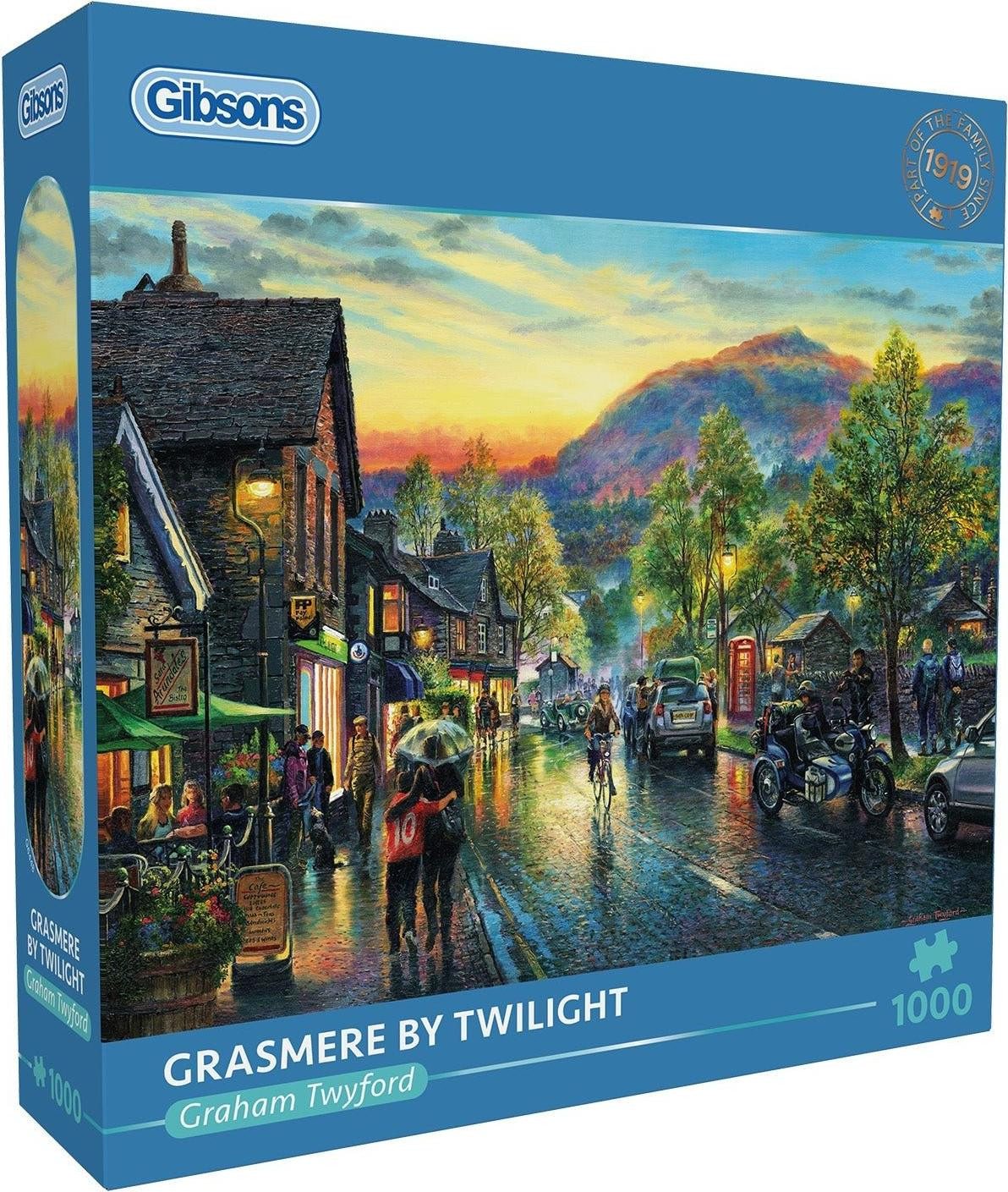 Gibsons Grasmere bij schemering legpuzzel van 1000 stukjes