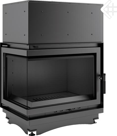 Eck-Kamineinsatz Wasser KRATKI ZUZIA Links 12 kW 200 Montageset