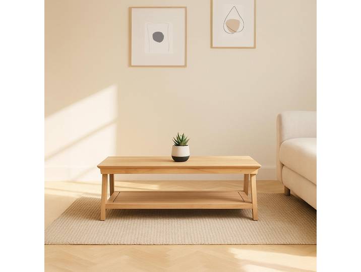 Table basse en bois naturel - Nandini