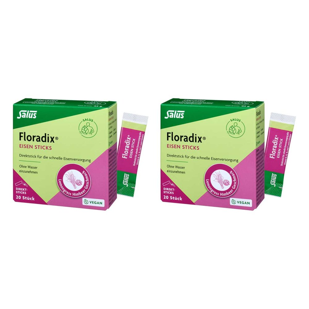 SALUS Pharma GmbH Floradix Eisen Sticks Pulver Salus 08106075