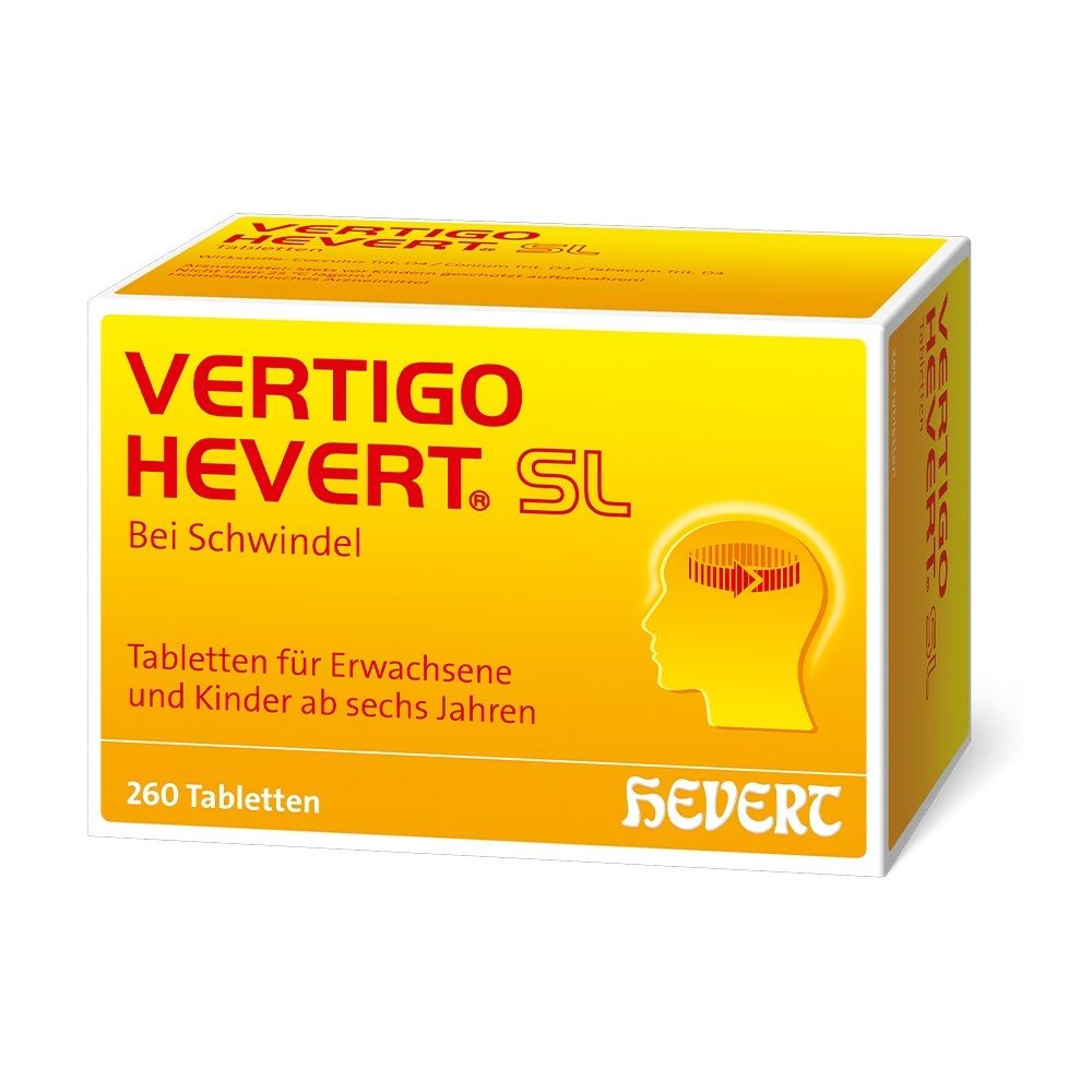 Vertigo Hevert SL Tabletten 260 St