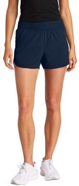 Sport-Tek LST484 Women's Repeat Swift Short in True Navy Blue size XXL   Polyester