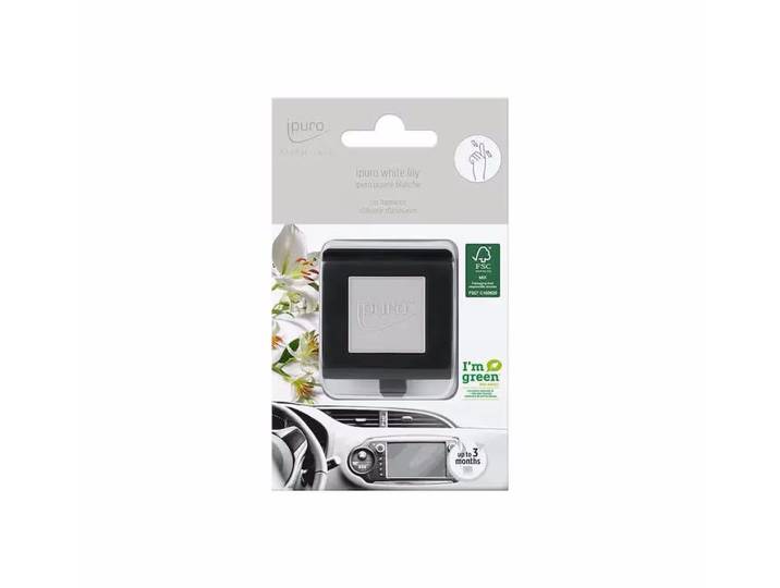 iPuro white lily Autoduft – Aroma Diffuser/Lufterfrischer – grau