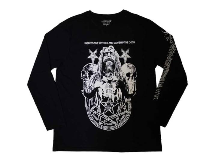 Rob Zombie Devil Man Long Sleeve T Shirt XL