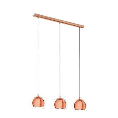 EGLO Hängeleuchte "ROCAMAR", gold (kupfer klar), 3, H: 110cm, 1 Stk., Leuchten, Hängeleuchte - Esstischlampe - für Küche, Esszimmer oder Wohnzimmer, Hängeleuchte